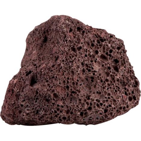 Lave rouge Sera Rock - Roche volcanique rouge foncé - 1 unité