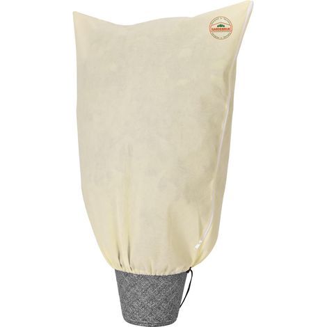 Plant Protection Cover 200x240cm Zipper Winter Cover 70g/m² Beige Garden (1/5)