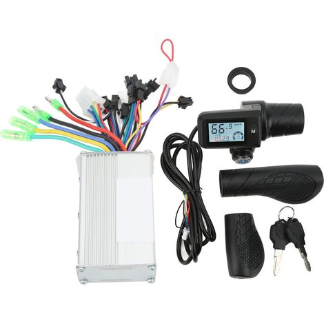 Contrôleur Moteur Sans Balais 36V 48V 350W pour Vélo Électrique et Scooter avec Poignée Accélératrice LCD 805 (1/5)