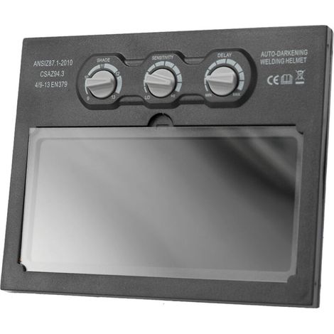 Masque à Souder Automatique - Filtre à Obscurcissement Automatique Alimenté par Énergie Solaire - Pour Soudage MIG TIG Arc Argon - 1 Pièce (1/5)