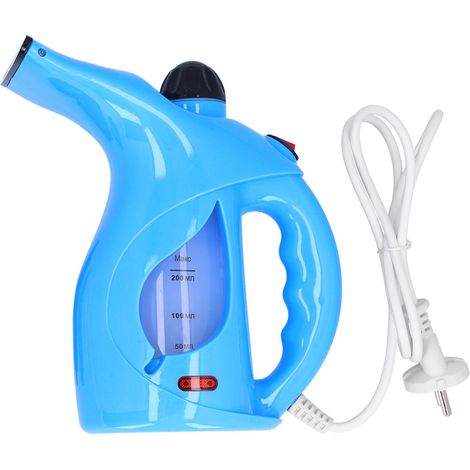 Tragbares blaues Bügeleisen, Mini-Dampfgenerator für Kleidung, 220-V-EU-Stecker (1/5)