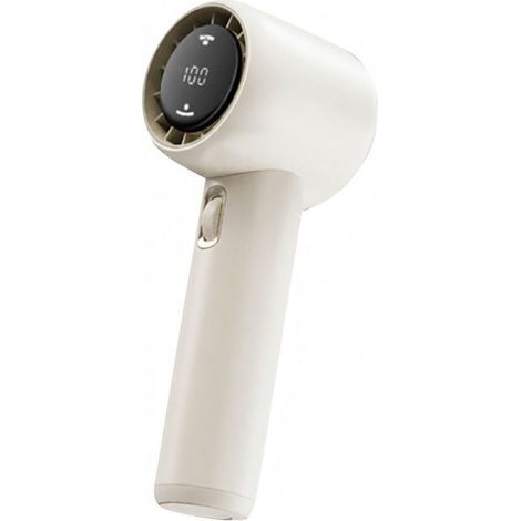 Ventilateur portable à main, 1 à 199 vitesses réglables, mini ventilateur avec écran numérique LED, batterie rechargeable intégrée haute capacité (sans marque), idéal pour le camping, les voyages, le (1/5)