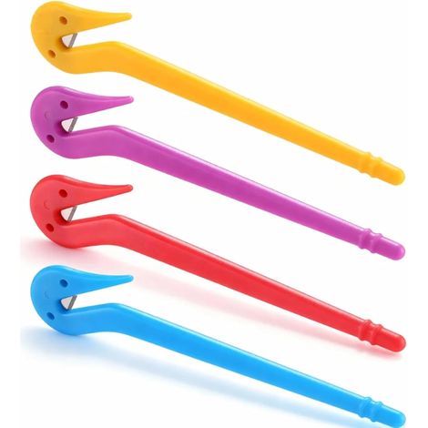 Hair Elastic Cutter, Rubber Elastic Removers, Hair Elastic Headband Removal Tools, Plastic Elastic Cutter, for All Hair Types (1/5)