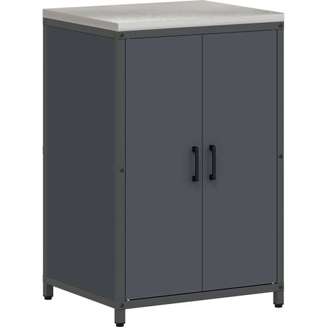 Maison Exclusive - Stoccaggio in cucina HATTEM Antracite 60 x 50 x 92 cm Acciaio