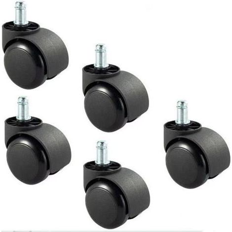 Roulettes de rechange pour chaises de bureau IKEA, lot de 5, 10 mm x 22 mm (1/5)