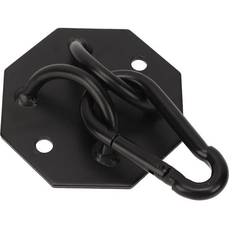Kit de fixation murale pour hamac avec anneaux de suspension, vis et vis incluses, idéal pour le camping, les voyages et l'entraînement en extérieur. (1/5)