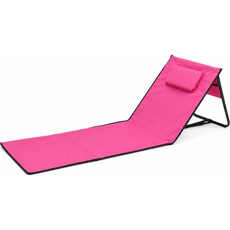 Linder Exclusiv Lettino da spiaggia pieghevole Rosa (1/5)