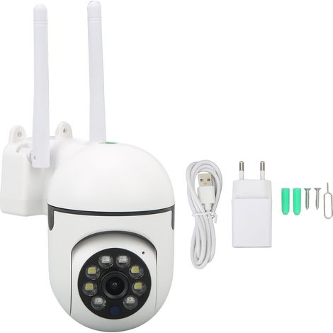 Smart Security Camera Wireless WiFi Surveillance infrarouge Vision nocturne pour la bougie de l'UE (1/5)