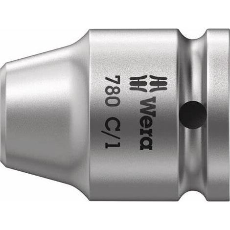 Verbindungsteil 780 C/1-S 1/2" 4-kant x 1/4" 6-kant 35 mm Wera