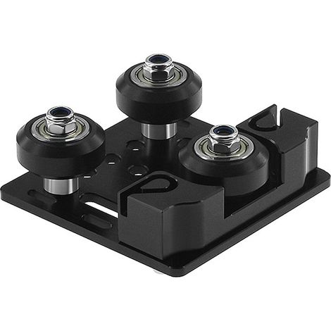 Accessoire pour imprimante 3D Bitray V Wheel Plate 2020, profil de roue en V, roues en aluminium, profil en V, fente FFY (1/4)