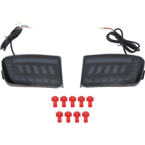 Feu arrière pare-chocs 3 fonctions étanche IP67 pour Toyota Land Cruiser Prado J120 Noir fumé (1/5)