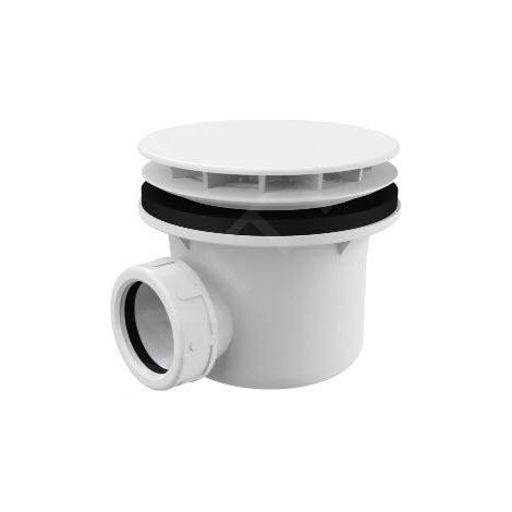 Bouchon de siphon de douche, blanc (1/2)