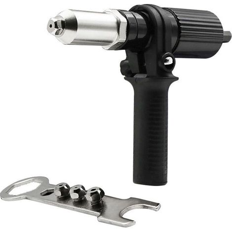 Adaptateur rivet aveugle vers pince à riveter - Tête de rivet pour visseuses et perceuses sans fil (1/5)