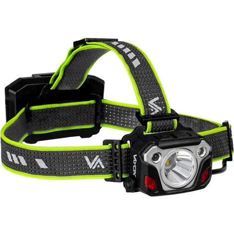 Lampada frontale ricaricabile Vayox VA0103 da 1200 lm con sensore di movimento (1/5)