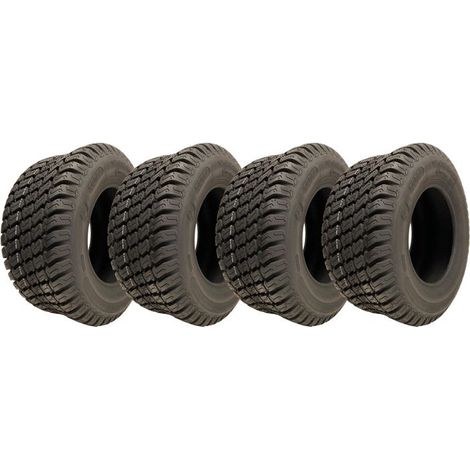 16x6.50-8 Mower Tire 4ply Multi Lawn Grass - Lawn Tire - Wanda P332 Set of 4