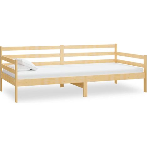 Maison Exclusive - Sofá cama sin colchón madera maciza de pino 90 (1/5)