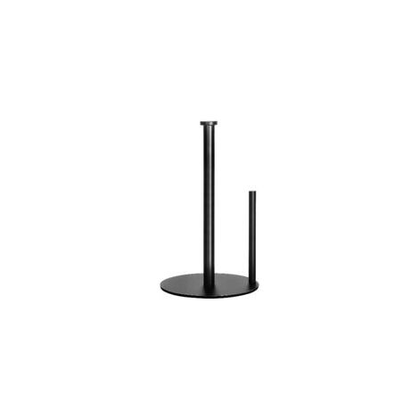 Porte-rouleau de cuisine sur pied – Support de table à base ronde – Couleur noire (1/5)