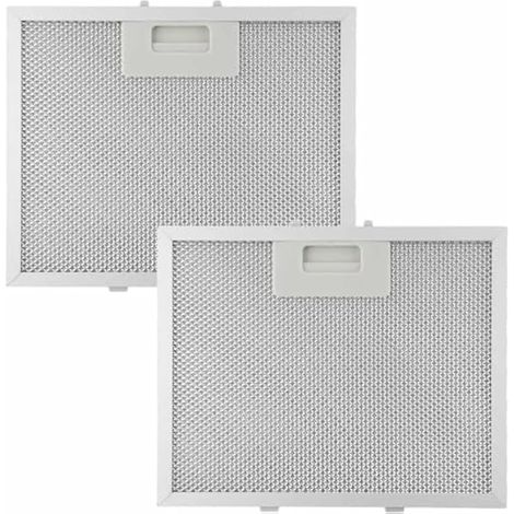 Lot de 2 filtres de hotte aspirante à 5 couches, filtre à graisse en maille pour hottes de cuisine, filtres en maille métallique, 210 x 250 x 9 mm (1/5)