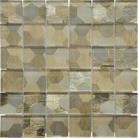 MOSAIQUE SELECT HEXA OR 1 PLAQUE 30 x 30 CM CASA LINEA