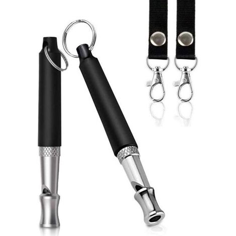 Sifflet Professionnel à ultrasons pour Dressage de Chien, fréquence réglable, sifflet d\'obéissance pour Chien, sifflet en métal (1/3)