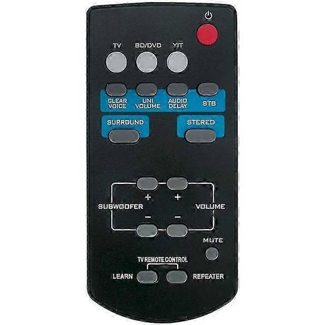 Télécommande de remplacement FSR60 WY57800 pour barre de son Yamaha ATS-1010, YAS-101, YAS-101BL, YAS-CU201 et ATS101 (1/5)
