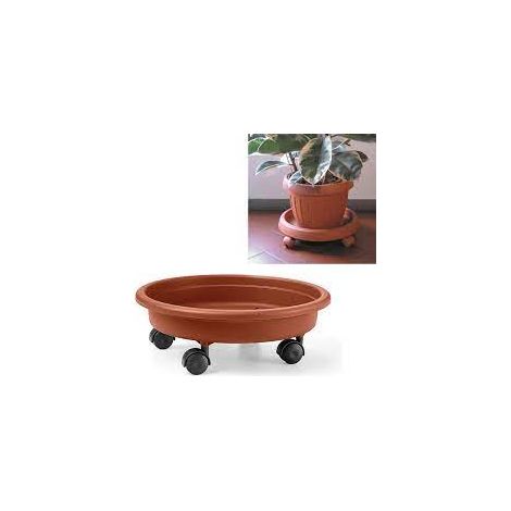 SOTTOVASO CON RUOTE Ø 40 cm