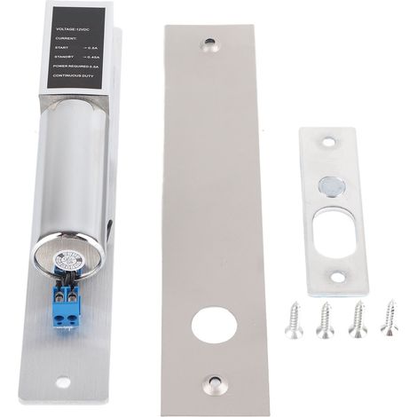 Serrure électromagnétique à mortaise EL‑2LC DC 12V, verrou à pêne automatique pour porte, contrôle d'accès par induction (1/5)