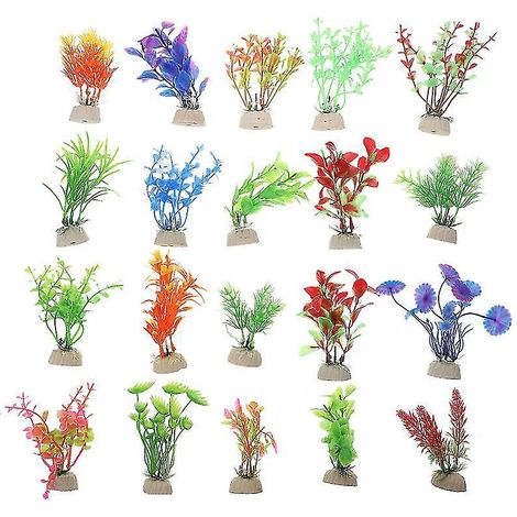 20 pièces de décoration pour aquarium (1/3)
