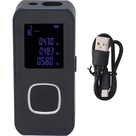 Télémètre laser portatif mini SW25A 0,05-50m, mesure infrarouge pour surface, hauteur de fenêtre, taille de canapé (1/5)