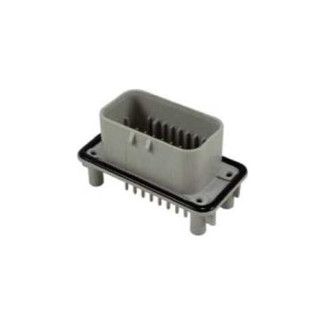 Connettore AmpSeal femmina 23 vie grigio da circuito stampato