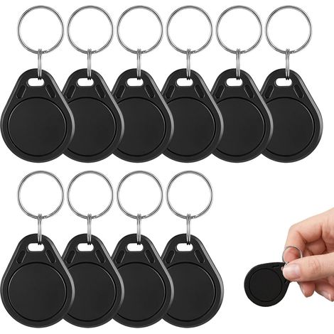 10 Pièces Badge RFID, Badge Immeuble NFC, équipés d'une Puce Ntag 215 Programmable — 540 Octets d'Espace de Stockage, Adaptés aux Commandes Rapides, à la Domotique et à Diverses Applications (1/5)