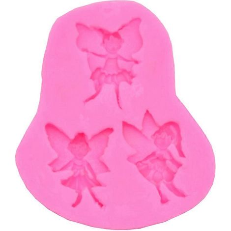 Moule à gâteau en silicone rose Elfe Ange pour la pâtisserie (1/5)