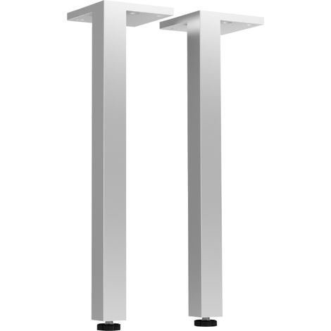 Jacob Delafon – Pieds de meuble de salle de bain 32 cm – Aluminium anticorrosion – Installation facile – Stabilité renforcée pour humidité