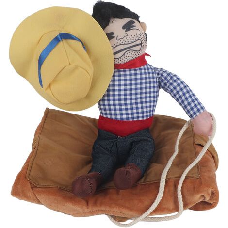 QORVA-Jeffergarden Costume de Cowboy pour chien de compagnie, vêtements d'équitation de chevalier amusants, vêtements de Cosplay (XL)