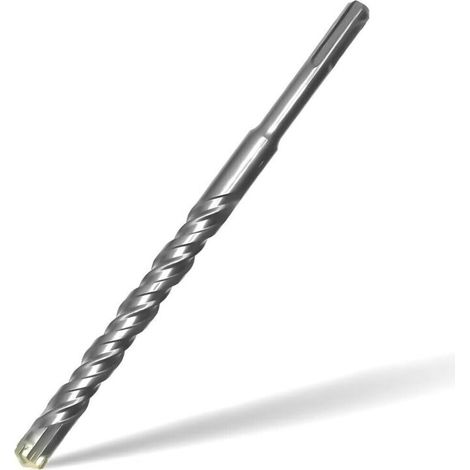 RHG Foret SDS Plus 16mm x 200mm,avec 4 taillants en carbure et double vis, pour béton, pierre naturelle