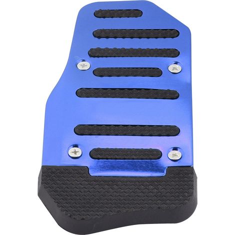Rutschfestes Gaspedal aus Aluminiumlegierung, Bremspedalabdeckung für Automatikfahrzeuge, Auto, blau (1/5)