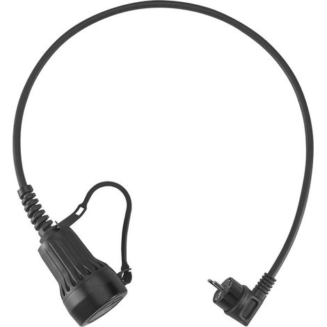 Adaptador de carga universal con enchufe con contacto de protección, hasta 2.3 kw, (5555923000) 10 a, cable adaptador para la estación de carga universal de lapp.