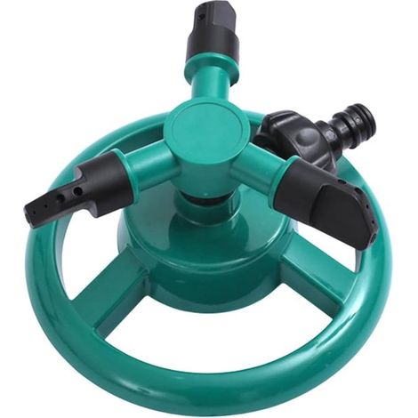 1 tête d'arrosage rotative à 360° – Arroseur automatique pour jardin, pelouse, potager et irrigation agricole – Vert (1/5)