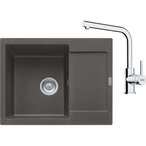 Franke - Set da cucina G257ŠB, lavello in fragranite MRG 611-62 e miscelatore FS 3230.031, grigio ardesia/cromo 114.0720.184 (1/2)