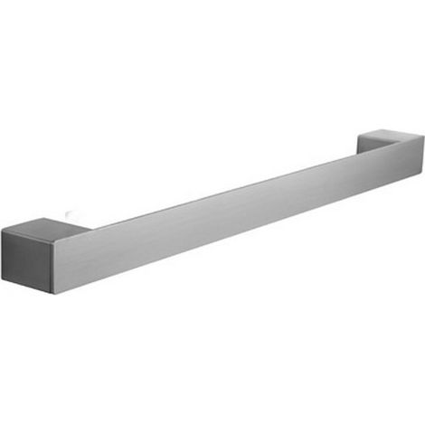 Portasalviette a barra design squadrato 40cm in acciaio inox finitura satinata NUEVO-S kamalu