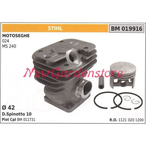 Kolbenringzylinder STIHL Kettensägenmotor 024 MS 240 019916