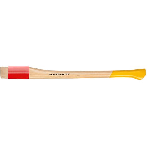 OX E-648 H-2500 Mango de repuesto, hickory, con pomo, ROTBAND-PLUS 800 mm