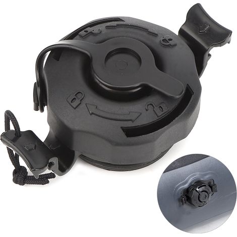 Bouchon de valve de remplacement pour matelas pneumatique durable, anti-corrosion et écologique en PVC - Accessoire de gonflage 3 en 1 (1/5)