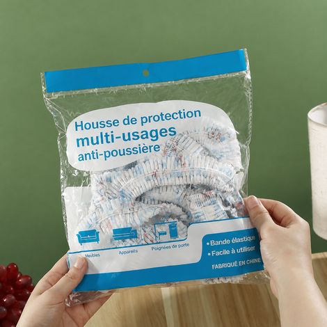 Housse de protection anti-poussière élastique non-tissée imprimée 240x320 240x320 10 g – Livraison gratuite