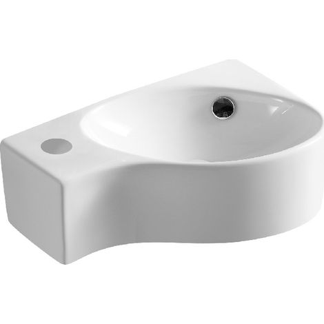 Lavabo a parete 43x28 cm LP91 bianco (1/2)
