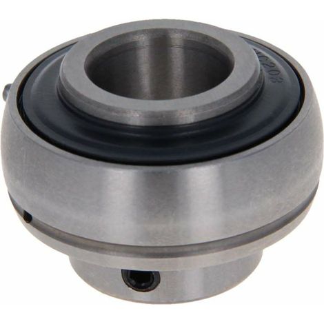 Roulement à Billes à Gorge Profonde UC203, 17 x 40 x 27.4mm, Roulements à Billes Céramiques Hybrides Doublement Blindé pour les Skate Trucks, les Ascenseurs, les Skateboards, les Machines (1/5)