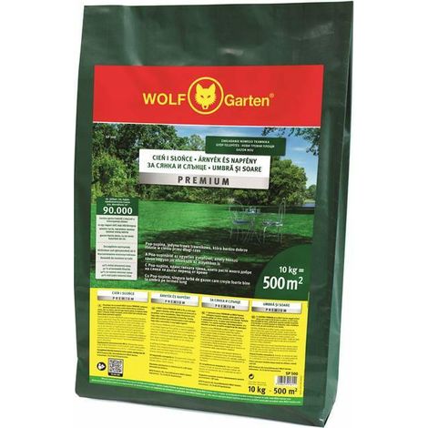 Césped Wolf Garten Premium para sombra y sol SP 500m2
