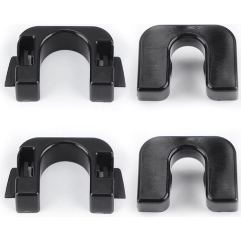 Set 1539663 Fissaggio coperchio ripiano posteriore 015532109E compatibile con Ford Fiesta MK3 Mk7 Mk8 B-Max C-Max per copertura vano bagagli, plastica