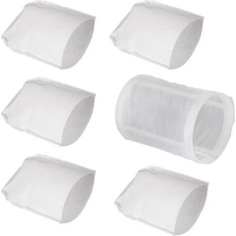 Ensemble de 6 filtres de rechange pour aspirateurs Makita CL100, références 443060-3 et 451208-3 (5 filtres + 1 préfiltre) (1/4)