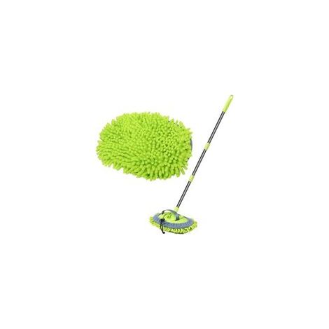 Brosse Lavage Voiture 120cm Chenille Microfibre Balai à Long Manche Anti Rayure 2 in 1 Nettoyage Perche Telescopique Nettoyage Voiture Brosse Voiture Kit Pinceau (1/5)